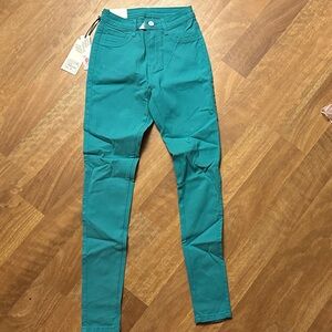 Love Turquoise Skinny Women's Jeans